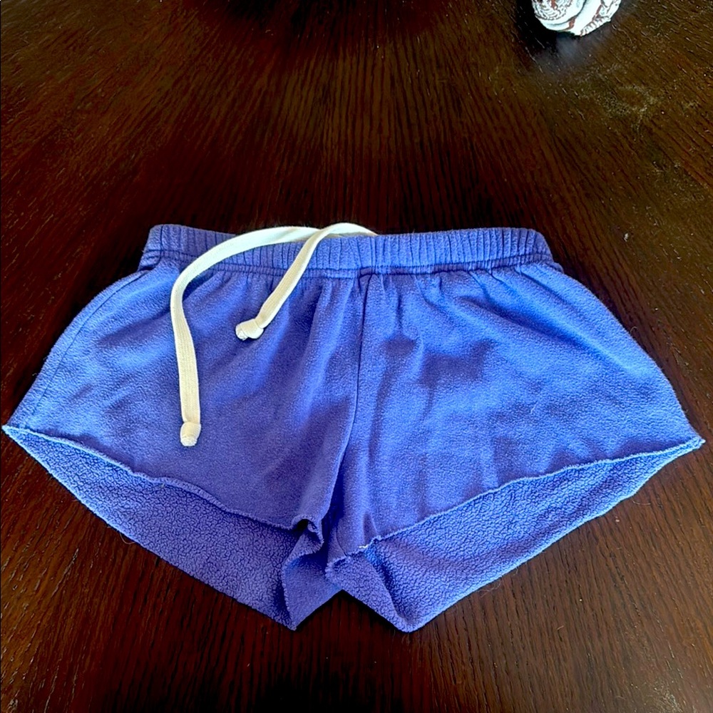 Katie J NYC Athletic Blue Shorts with White Drawstring for girls